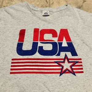 Vintage 1990s USA Olympic Style T Shirt Adult XL Delta